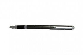 Ручка шариковая Pen Pro серебрянно-черная